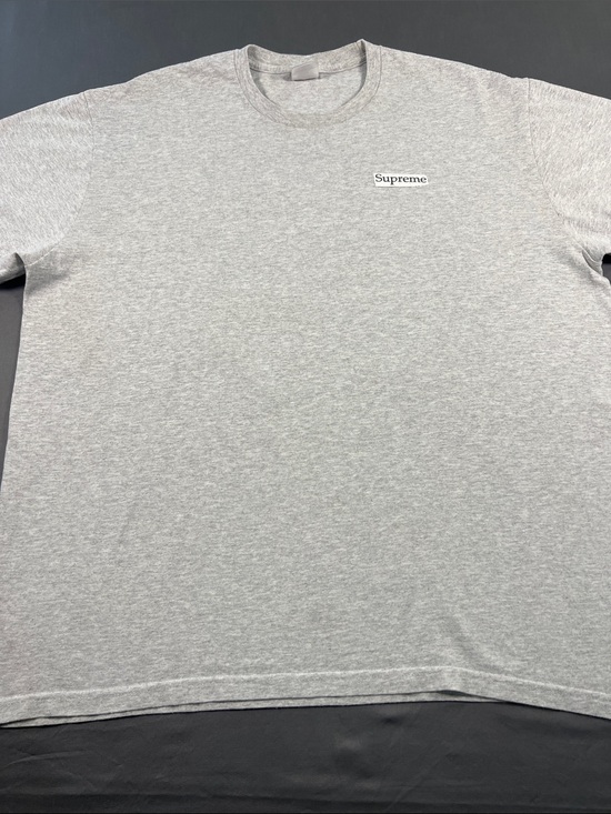 Supreme Other - Supreme Gray Small Chest Logo Short Sleeve Tee